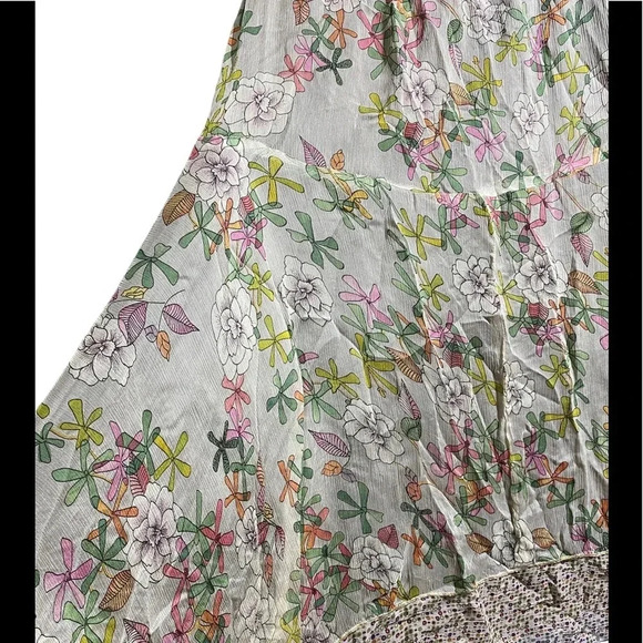 NWT For Love and Liberty 100% Silk Skirt - Picture 4 of 12